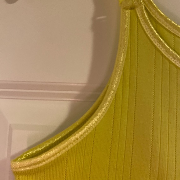 EUC weekend traffic lemon lime/green tank. - Picture 5 of 8